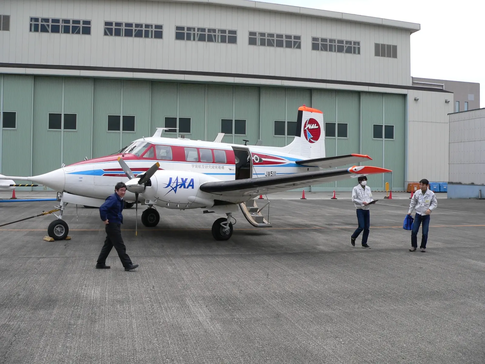 JAXA and NAL flight-test aircraft used for civil-aviation ionospheric research supported by IP-Solutions GNSS receiver and simulator systems