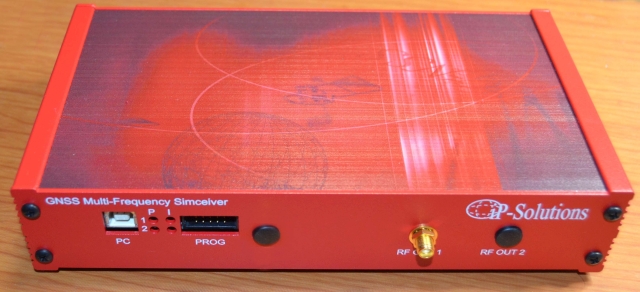 IP-Solutions Simceiver compact two-RF GNSS simulator enclosure