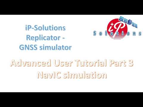 NavIC signal simulation demonstration